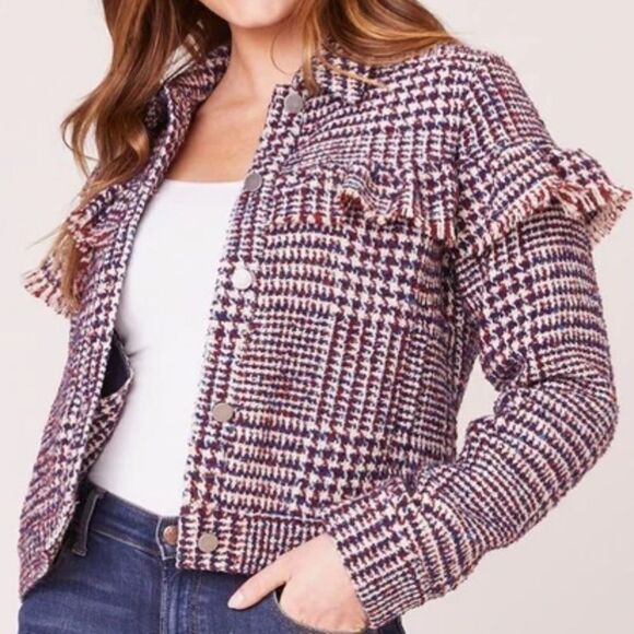 Jack by BB Dakota You Better Work Ivory Jacket NWT - Picture 1 of 5